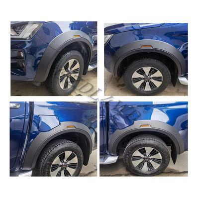 Smooth Matte Wheel Arch Flares Fits 2021 Isuzu D-Max Ute Accessories 021