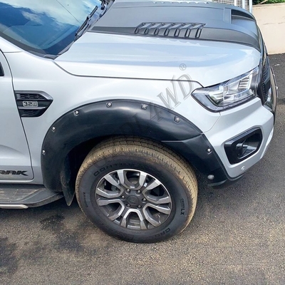 ABS 4x4 Fender Flare Wheel Arch Flares for Ford Ranger T8 2018+ with 3M Tape