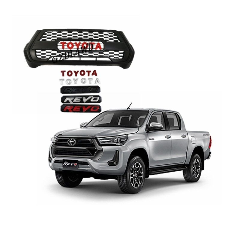 TRD Style Front Grill Mesh For Toyota Hilux Revo 2021