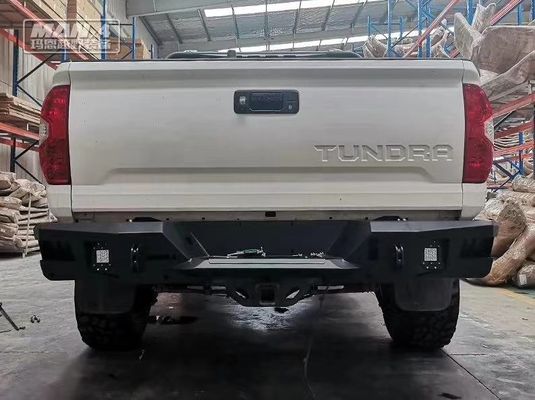 Purple Horn Rolled Steel Rear Bumper For Tundra 2007-2020 Black Back Bumper Guard